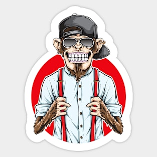 Master Monkey Sticker